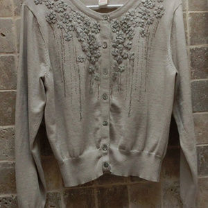 Sundance Beaded Cotton Cardigan